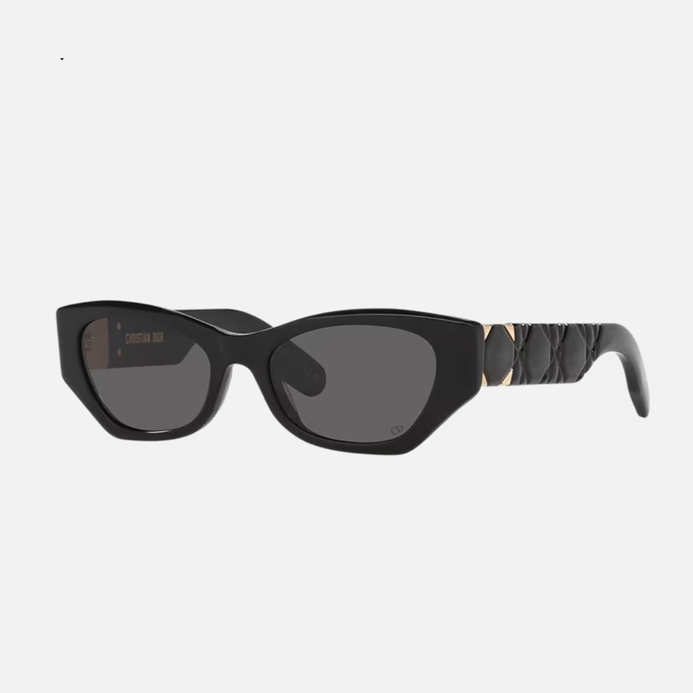Dior Lady 95.22 B1I Cat-eye Black and Gold Sunglasses
